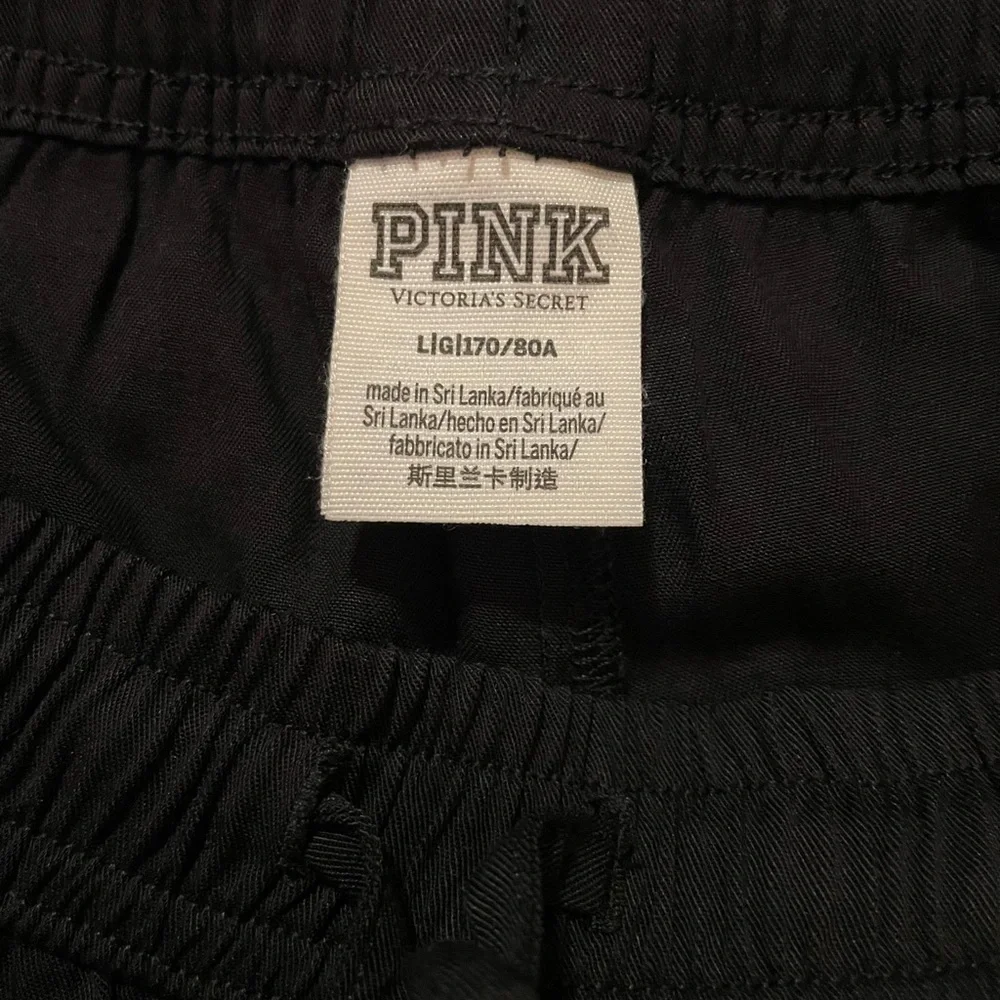 PINK Victoria's‎ Secret Black Jogger Pants